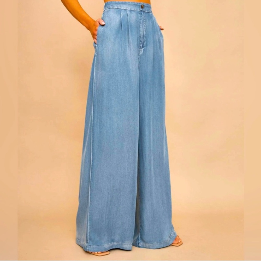 VICI WASHED TENCEL POCKETED PANT NWT Size M